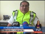 CTE presentará denuncia penal por agresión a agente de tránsito