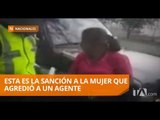 Un agente de tránsito fue agredido por una mujer al pedirle sus documentos - Teleamazonas