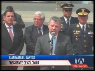 Download Video: Juan Manuel Santos se pronuncia sobre la situación de los periodistas secuestrados