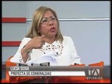 Entrevista a Lucía Sosa, prefecta de Esmeraldas
