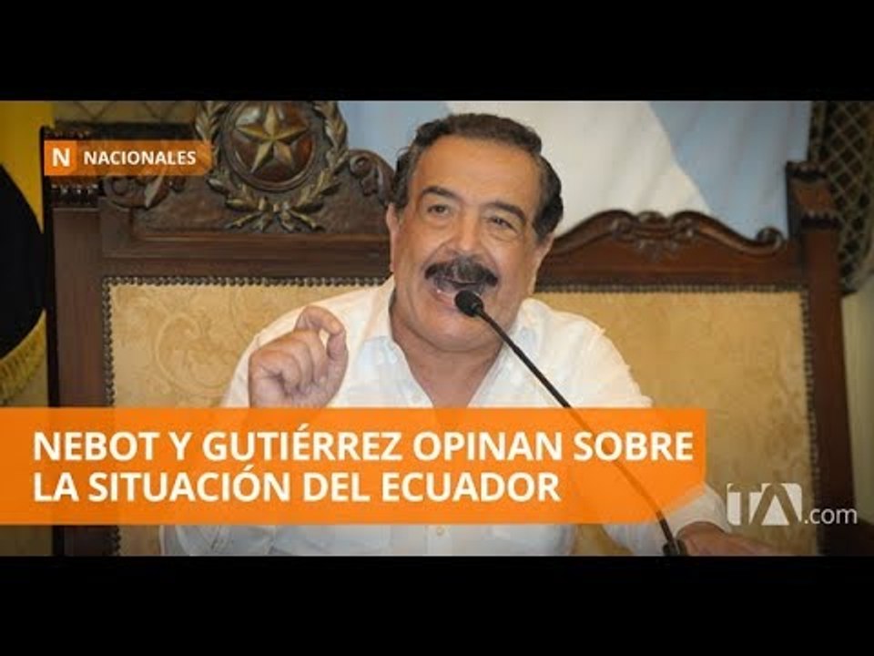 Para Nebot y Gutiérrez, Ecuador necesita ayuda internacional - Teleamazonas