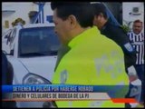 Policía es detenido por haberse robado dinero y celulares de la bodega de la Policía Judicial