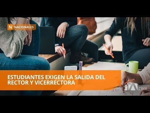 Ambiente pacífico en la U. Nacional de Loja luego de la toma de instalaciones - Teleamazonas