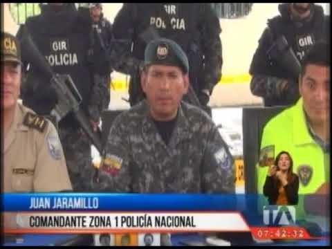 Seis personas fueron detenidas durante un operativo policial en Esmeraldas