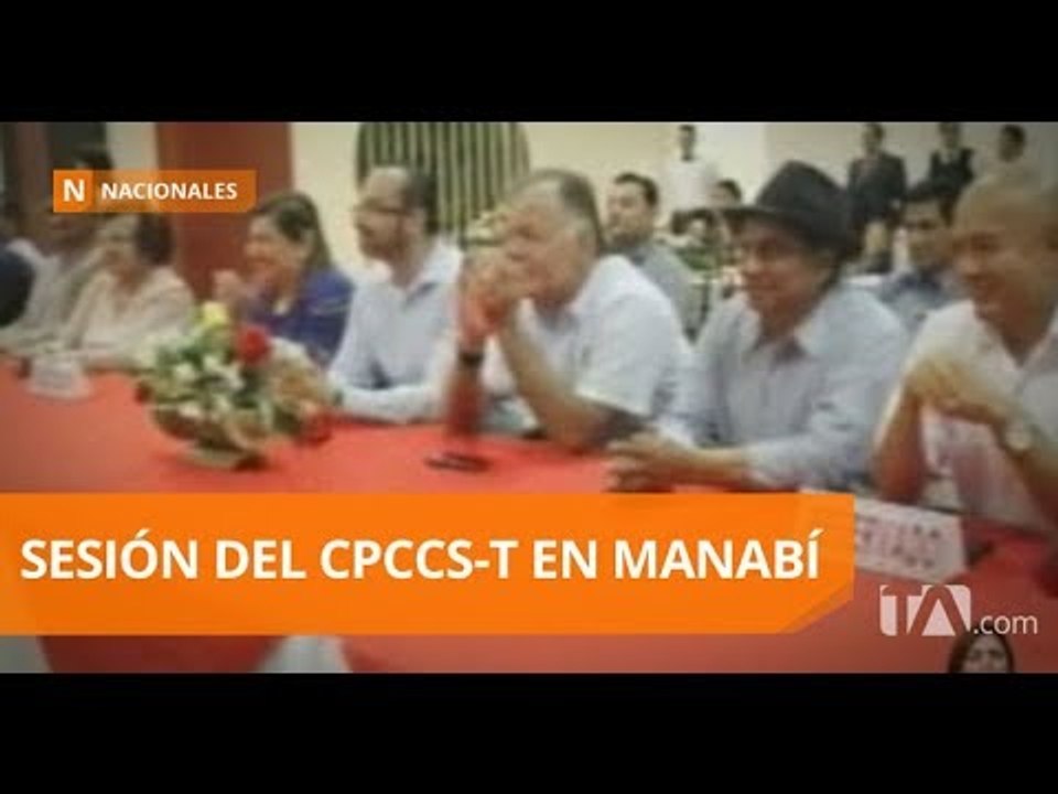 CPCCS-T recibió a delegaciones manabitas - Teleamazonas