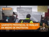 Habitantes de Tulcán protestan por la ausencia de autoridades - Teleamazonas