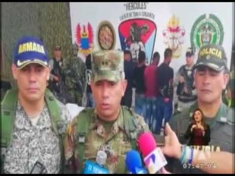 Capturan a siete personas al mando de alias Guacho