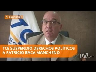 Download Video: TCE suspendió los derechos políticos a Patricio Baca - Teleamazonas