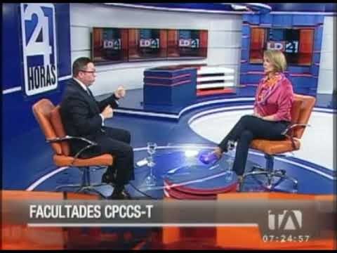 Análisis a las facultades del CPCCS transitorio junto a Stalin Raza, jurista