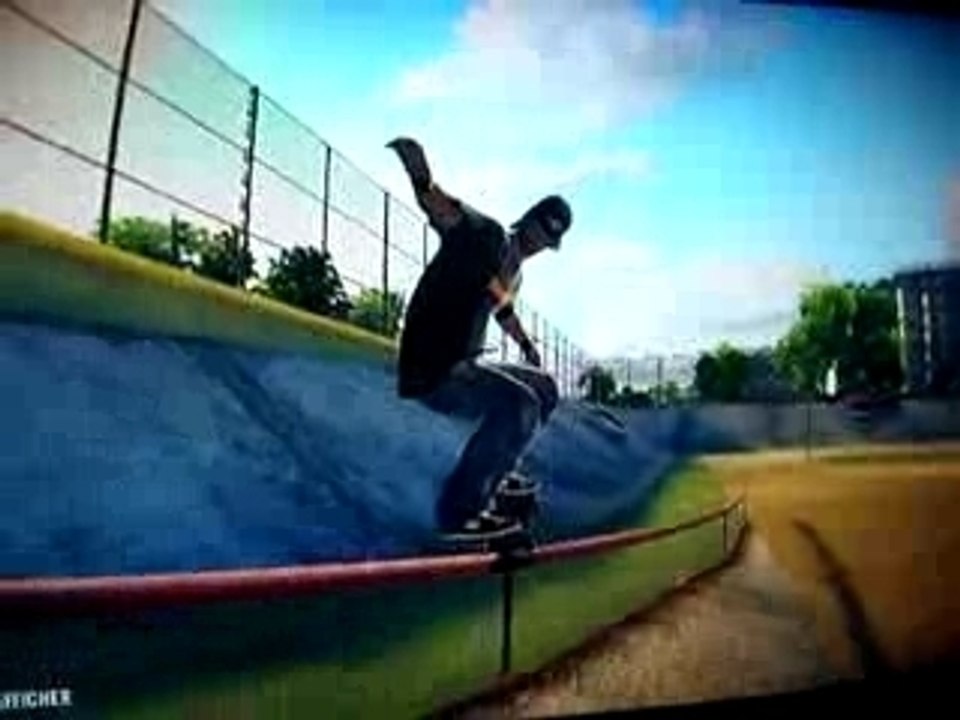 EA Skate neila PS3 ligne  ecole primaire + hippie flip