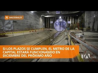 Download Video: Tuneladora 'Luz de América' llegó ala estación Plaza de San Francisco - Teleamazonas