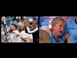 Las imágenes que dejó Francia vs. Uruguay