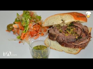 Saboreando el Mundial, atrévete a preparar un chivito uruguayo al pan