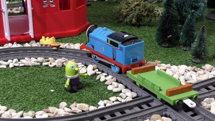 Spooky Ghost Cakes with Chef Funling and Thomas The Tank Engine visiting the McDonalds Drive Thru Family Fun Story