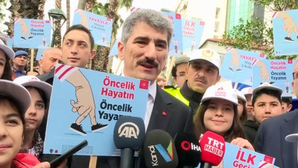'Öncelik Hayatın, Öncelik Yayanın' kampanyası - ANTALYA