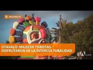 Descargar video: Visitantes nacionales y extranjeros disfrutaron de las fiestas del Yamor - Teleamazonas