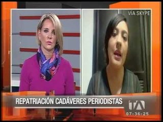 Entrevista a Yadira Aguagallo, familiar de Paúl Rivas, del equipo periodístico de El Comercio
