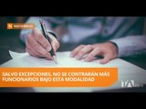 Cerca de 70 mil funcionarios trabajan con contratos ocasionales - Teleamazonas