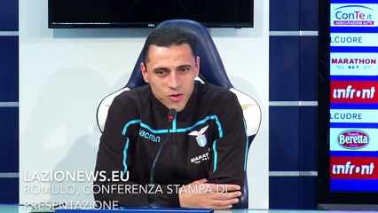ROMULO: conferenza stampa di presentazione alla Lazio