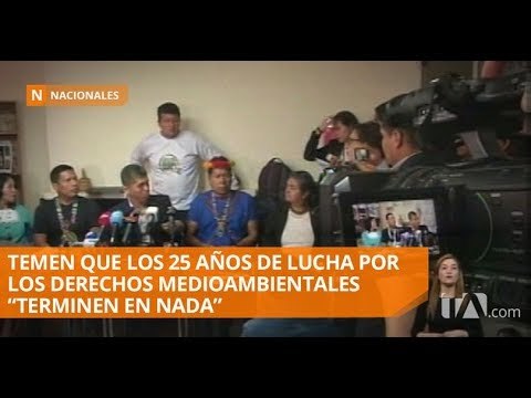 La unión de afectados por Texaco rechaza el laudo arbitral de La Haya - Teleamazonas
