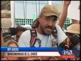 Marcha contra las concesiones mineras se desarrolla en Quito