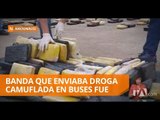 Desarticulan banda que enviaba droga en buses - Teleamazonas