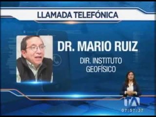El volcán reventador registra actividad alta