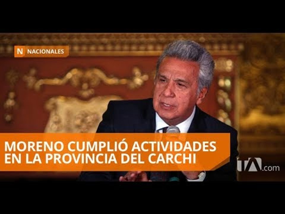 Lenín Moreno se reunió con profesores y estudiantes en El Carchi - Teleamazonas