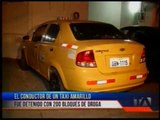 Detienen a un taxista que tenía más de 200 bloques de droga en su vehículo