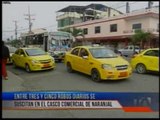 Entre 3 y 5 robos diarios suceden en el casco comercial de Naranjal