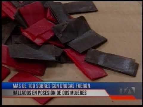 Dos mujeres fueron detenidas por tener más de 100 sobres de droga