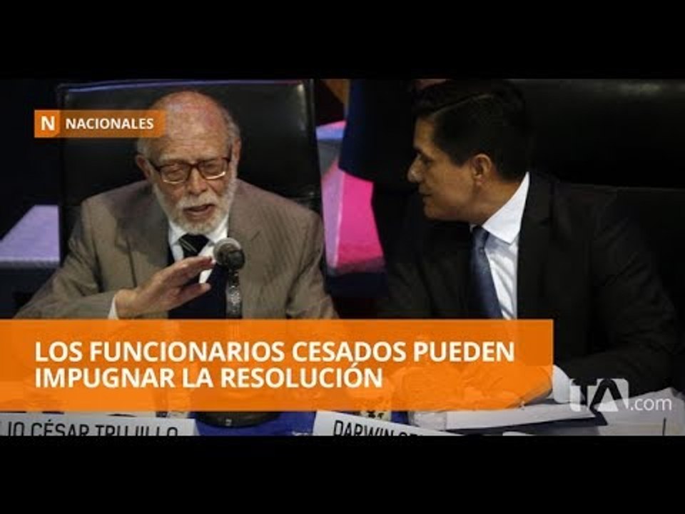 El CPCCS-T cesó en funciones a miembros del Consejo de la Judicatura - Teleamazonas