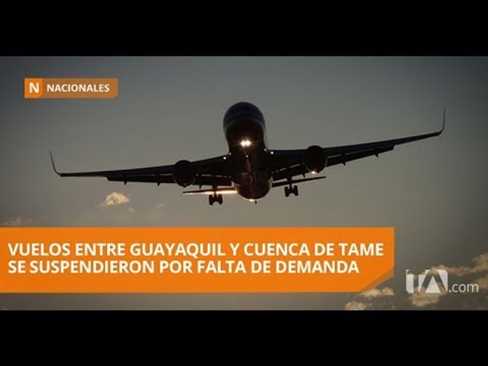 Tame suspende vuelos entre Cuenca y Guayaquil - Teleamazonas - Vídeo  Dailymotion