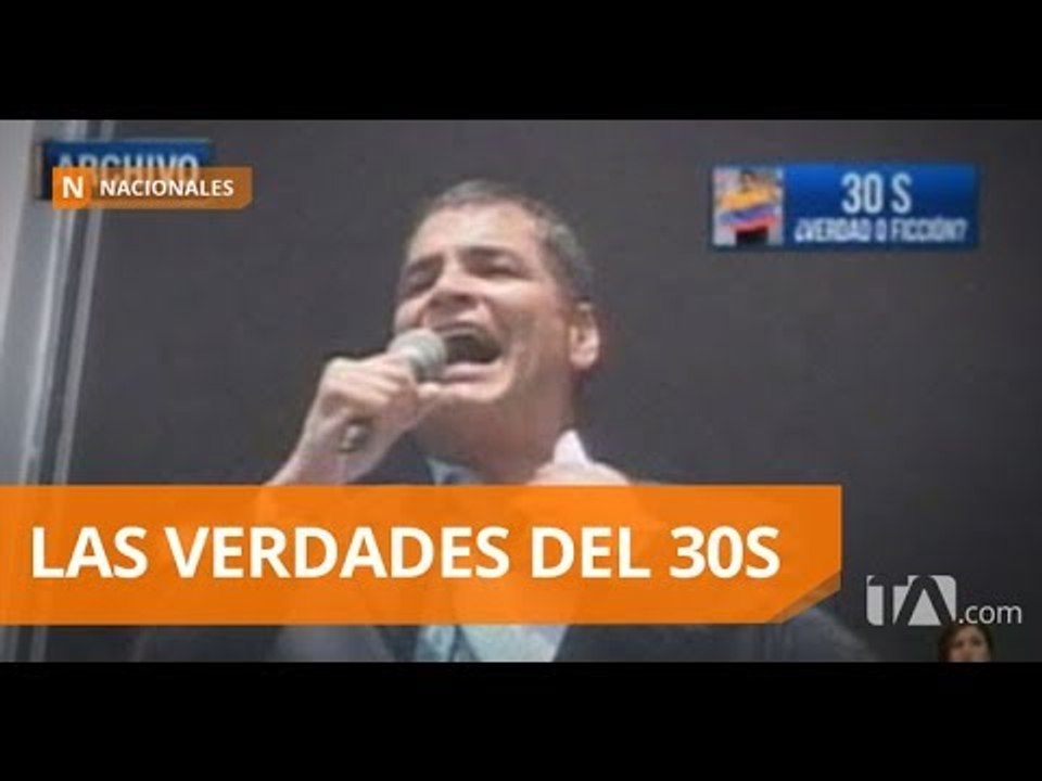 Teoría de la conspiración del 30S pierde piso - Teleamazonas