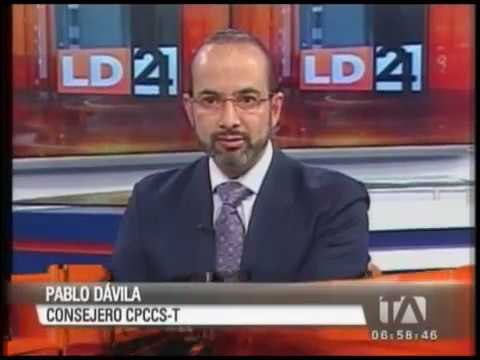 Entrevista a Pablo Dávila, consejero del CPCCS transitorio