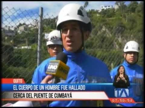 El cuerpo de un hombre fue hallado cerca del puente de Cumbayá