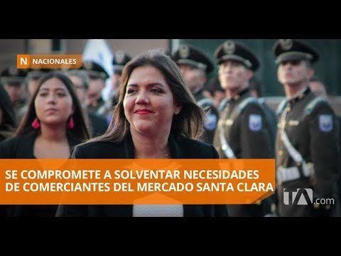 La Vicepresidenta y varios ministros visitaron el Mercado de Santa Clara - Teleamazonas