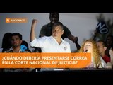 El dos de julio Correa deberá presentarse en la CNJ - Teleamazonas