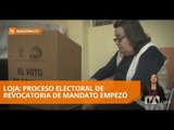 Loja: Se cumple con normalidad la votación para revocatoria del Alcalde - Teleamazonas