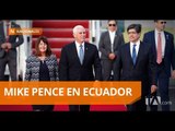 Vicepresidente de EEUU Pence llega a Ecuador para impulsar relación bilateral - Teleamazonas