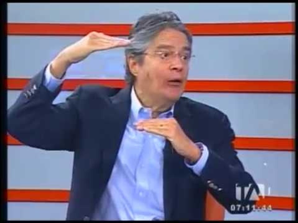 Guillermo Lasso, líder de CREO, habla de las medidas cautelares contra Rafael Correa