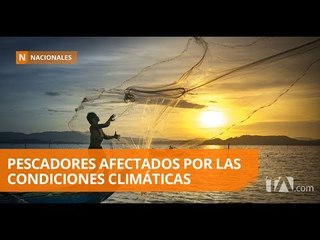 Download Video: Bajas temperaturas en el mar dificultan faenas de pescadores - Teleamazonas