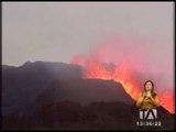 Volcán Sierra Negra en Isabela redujo su actividad eruptiva