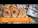 Clientes de la Cooperativa de Ahorro y Crédito Unión y Desarrollo reclaman su dinero -Teleamazonas