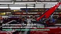 General Motors despedirá a 4,000 trabajadores