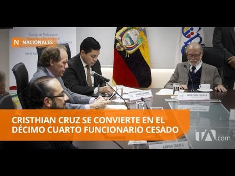 El CPCCS-T cesó en funciones al Superintendente de Bancos - Teleamazonas