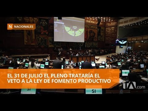 La Comisión de Desarrollo Económico conoció el veto del Ejecutivo - Teleamazonas