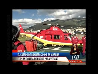 Bomberos investigan causas del incendio que afectó bosque en Nayón