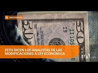 Download Video: Analistas califican de oportunas las modificaciones a proyecto de Ley Económica - Teleamazonas