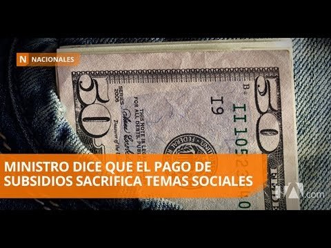 Ministro de Economía cuestiona el pago de subsidios - Teleamazonas